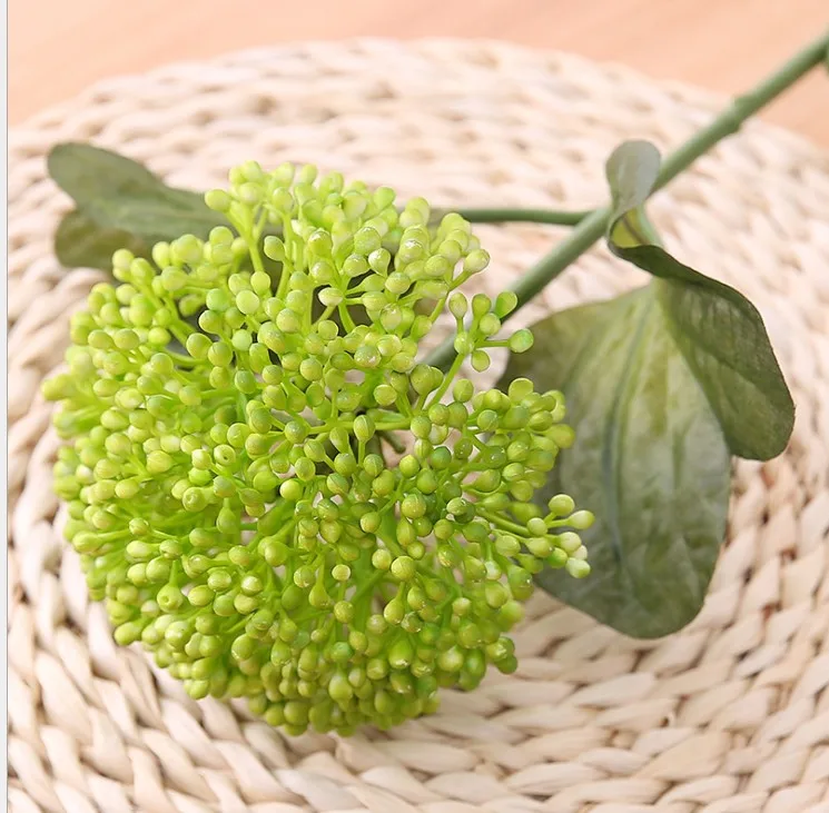 Light green 21 глава Акация фрукты искусственные, и фрукты украшена в саду - Цвет: Light green