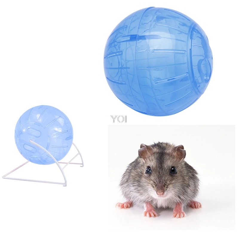 

14.5cm Exercise Ball Colorful Run-About Plastic Clear Hamster Mouse Rate Toy