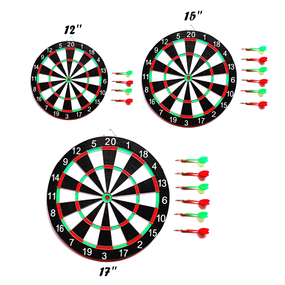 Дартс дротики с 6 12/15/17'' Dart board game Внутренние упражнения дарц Двойная сторона