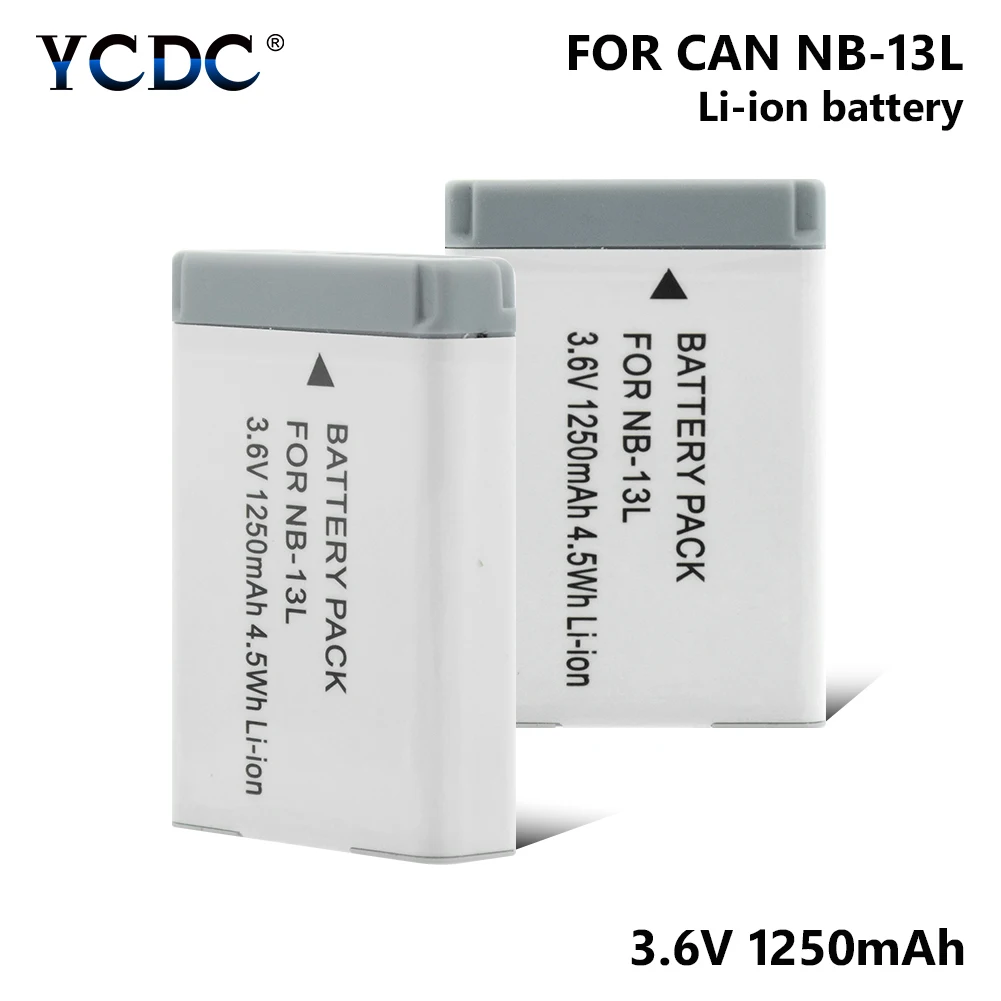 

1/2 Pieces NB-13L NB13L NB 13L 3.6 V 1250mAh Battery Replace For Canon PowerShot SX620 HS SX620HS/SX720 HS SX720HS/SX730 HS