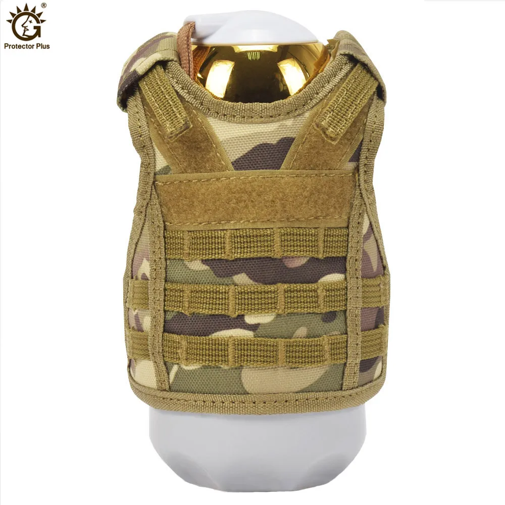 Tactical Vest Layer Military Beer Bottle Set Mini Miniature Hunting Vests Army Molle Vest Drink Set Adjustable Shoulder Straps Tactical Vest Layer Military Beer Bottle Set Mini Miniature Hunting Vests Army Molle Vest Drink Set Adjustable Shoulder Straps