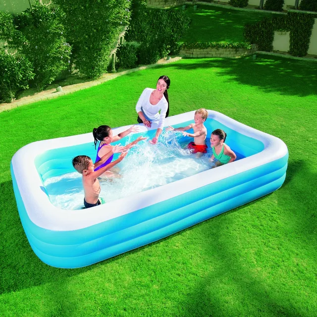 bestway genuine 54009 three ring rectangular inflatable pool adult baby bath pool ball pool b32 - Rectangle Inflatable Pool bestway genuine 54009 three ring rectangular inflatable pool adult baby bath pool ball pool b32 - Rectangle Inflatable Pool