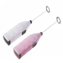 Электрический ручной вспениватель молока яиц с двойной пружиной тройной пружиной венчик с головкой из нержавеющей стали Миксер для напитков кофе Mak