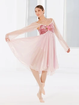

Modern Classical Dance children's Adult long-sleeved Dance Clothing Elegant Stage Performance Clothing