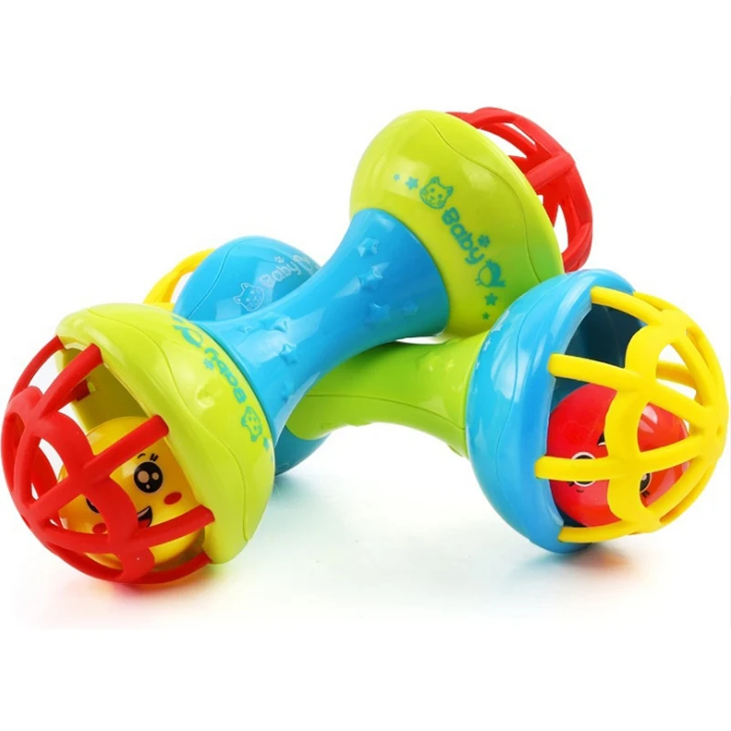 

Baby soothe rattle hand ball toy newborn baby early education puzzle dumbbell