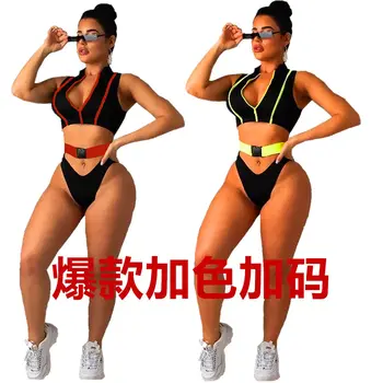 

Spring Summer Women Two Piece Set Top and Pants Plus Size Outfits Tracksuit Sweatsuit Active Beach Bikini Sets Sexy