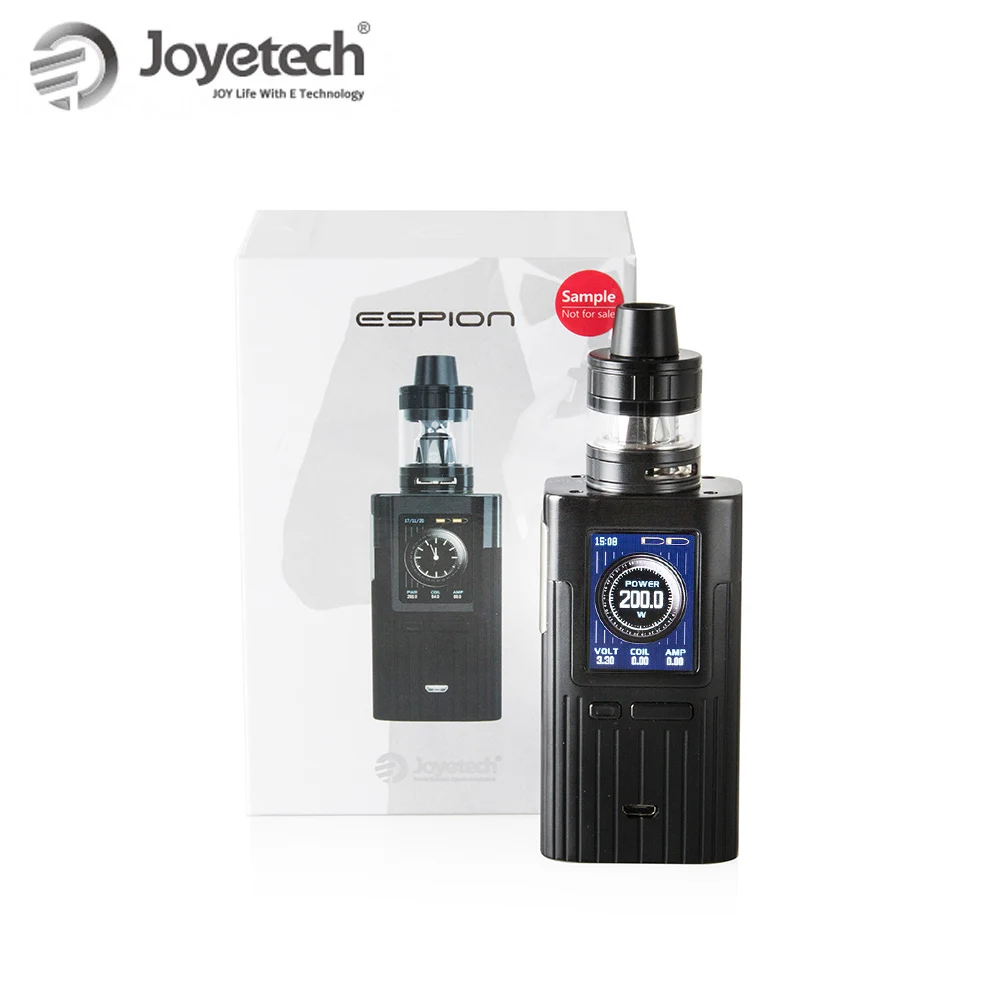 

USA Warehouse Original Joyetech ESPION Kit 200W with ProCore X Tank Output Power/RTC/TC(Ni, Ti, SS316)/TCR modes e cigs vape kit