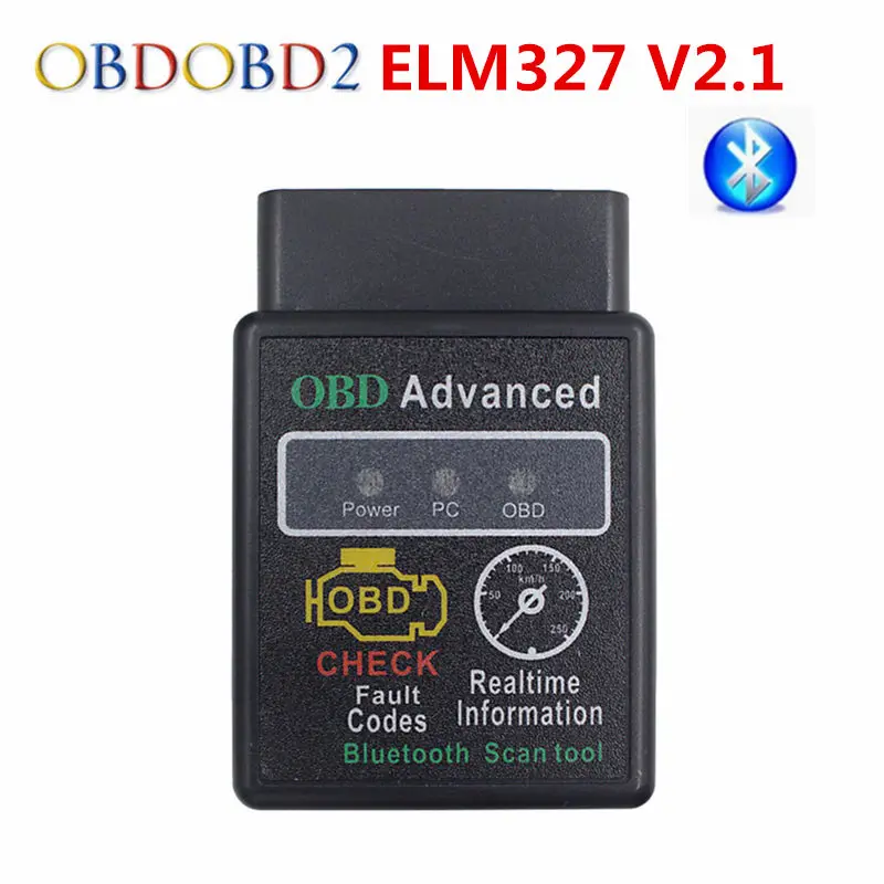 Новейший ELM327 Bluetooth V2.1 OBD сканер Мини ELM 327 OBDII OBD2 CAN-BUS диагностический сканер для Android Torque Windows