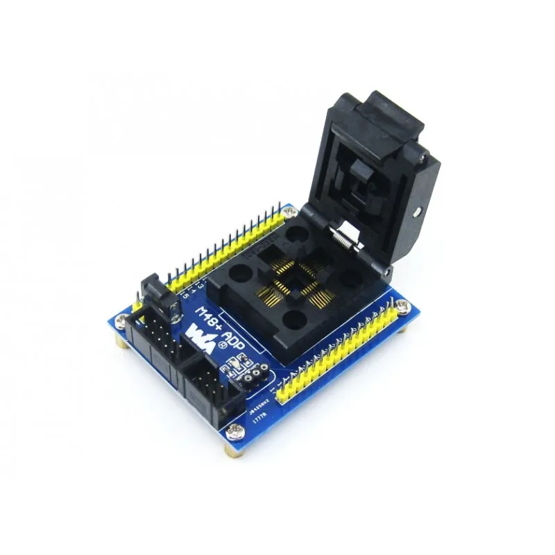 Адаптер программирования M48 + ADP # ATmega48 ATmega88 ATmega168 mega48 mega88 TQFP32 AVR тестовый разъем|socket