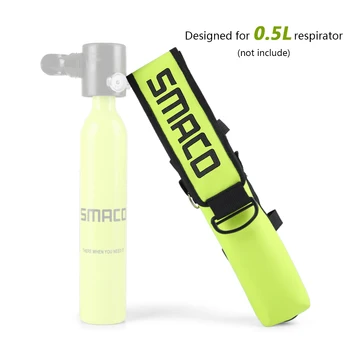 

NEW 0.5L Oxygen Cylinder Bag Scuba Respirator Protective Cover Air Tank Hand Bag Diving Equipment Dive Tant accessories Green
