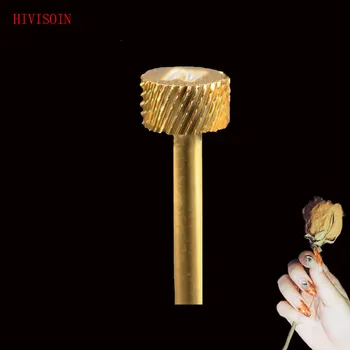 

1pcs HIVISOIN Carbide Nail Drill Bit - 2-Week Backfill Bit - M (60050020) Gold
