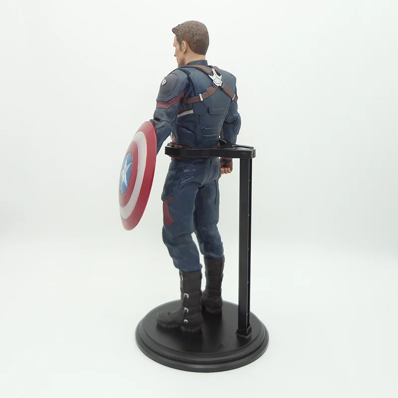 Фигурка Капитана Америки из фильма «Civil War», масштаб 1/6, окрашенная фигурка Капитана Америки, ПВХ фигурка, игрушка Brinquedos, аниме