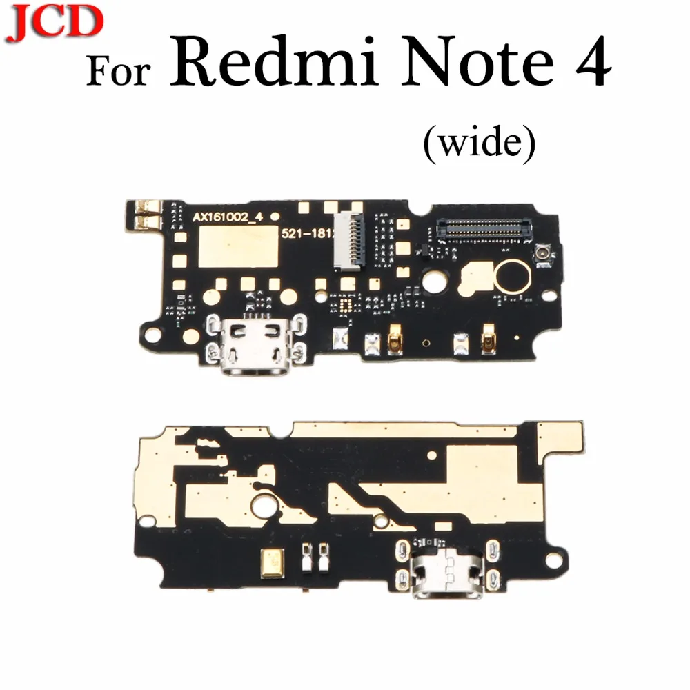 JCD микро зарядное устройство USB разъем плата для Xiaomi Redmi Note 4x x20 зарядный разъем для Xiaomi Note 4 USB зарядное устройство с микрофоном