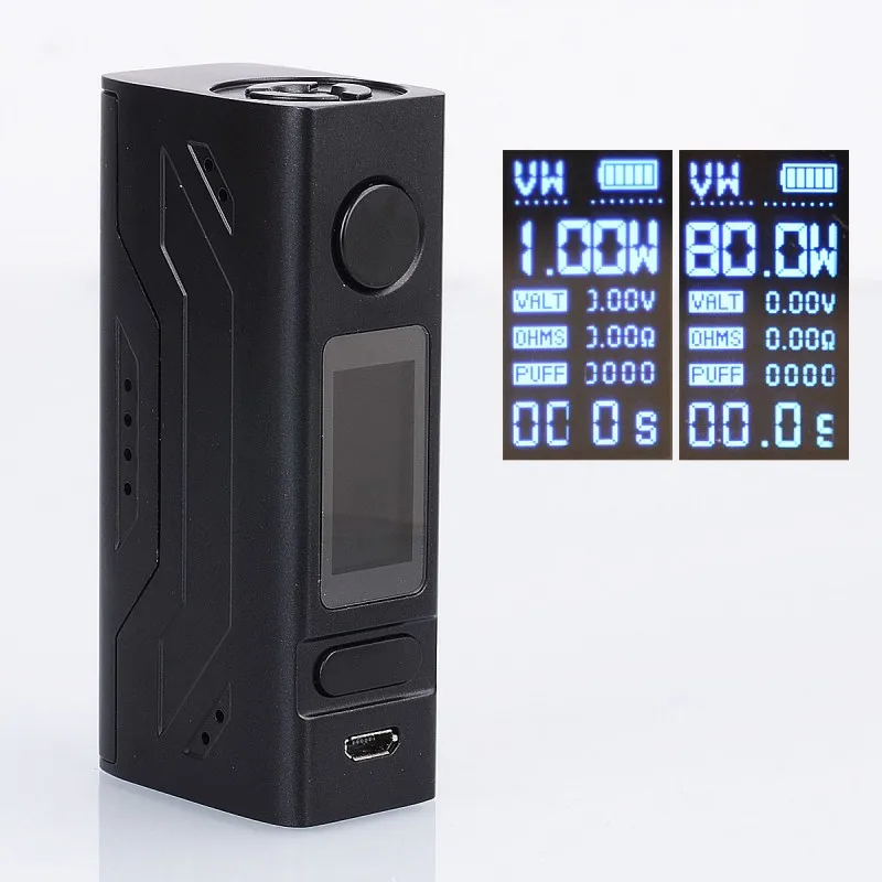 

Original Smoant Battlestar Mini 80W TC VW Variable Wattage Dual 18650 Box Vape Mod for RDA / RTA / RDTA Atomizer