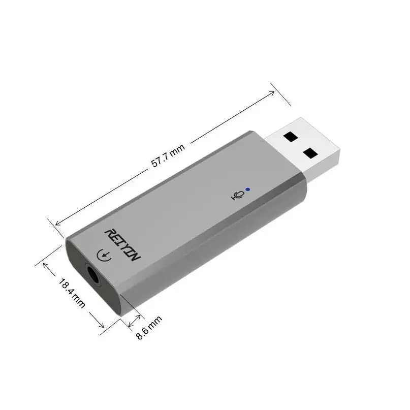 Reiyin USB аудио ЦАП 192 кГц 24 бит оптический Toslink HIFI домашний кинотеатр гарнитура