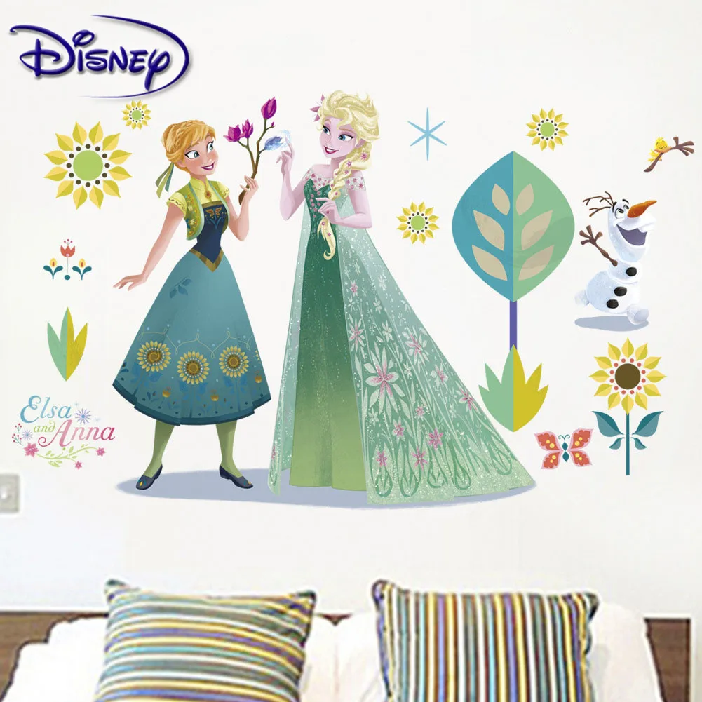 Мультяшные наклейки Disney Холодное сердце Aisha Анна Романтика со льдом украшения
