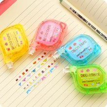 8 шт./партия Kawaii Мультфильм Дизайн украшения коррекции ленты для школьников клейкой ленты Канцелярские Школьные принадлежности(tt-4618