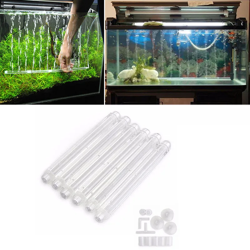 Fish Tank Hydroponic Oxygen Plate Mini Aquarium Accessories Through