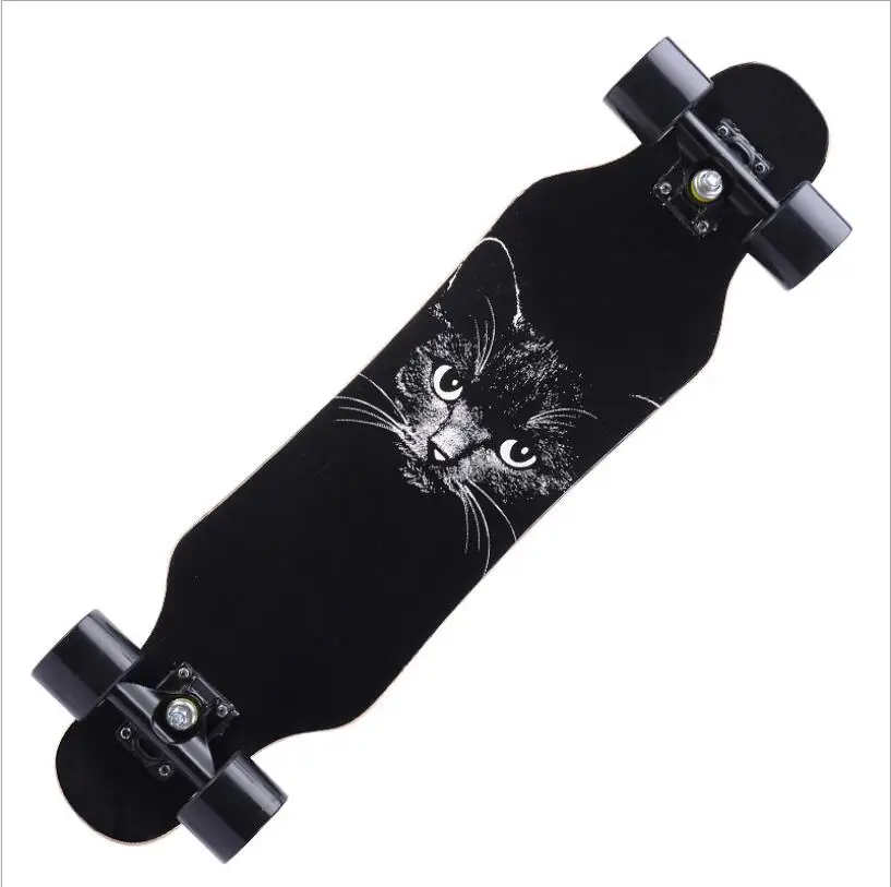 80cm Skateboard Maples Longboard Skate Board 4 Wheel Downhill Street Long Board Dance Board Roller Driftboard for beginners