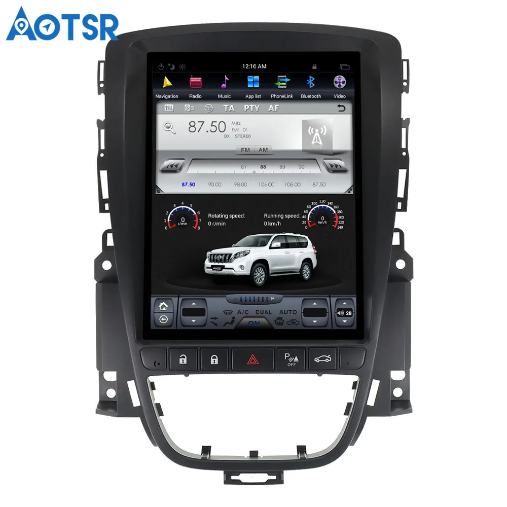 Discount Tesla Style IPS Screen Android 7.1 Car GPS Navigation Auto Radio Headunit For Opel Insignia Vauxhall Holden Astra J CD300 CD400 2