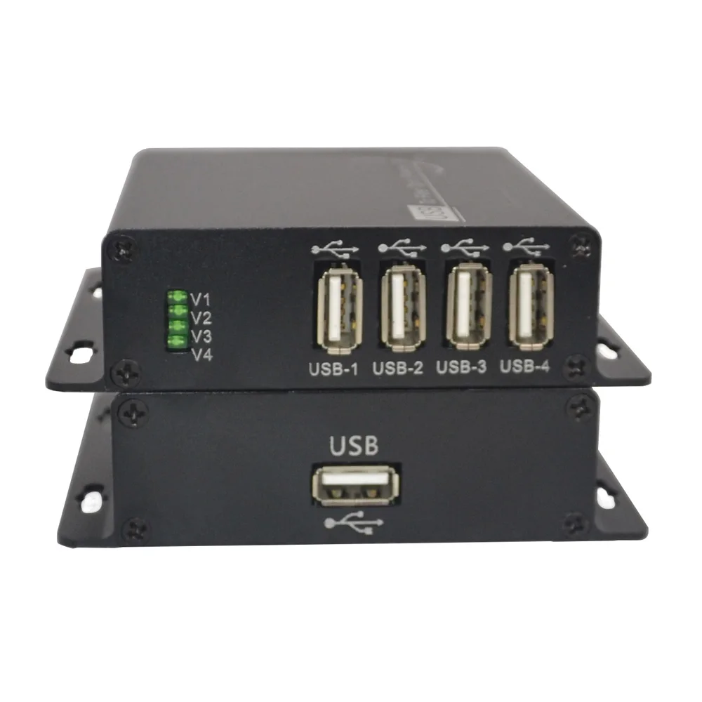 Высококачественные USB удлинители 1x4 USB2.0 данные по волоконно оптическим
