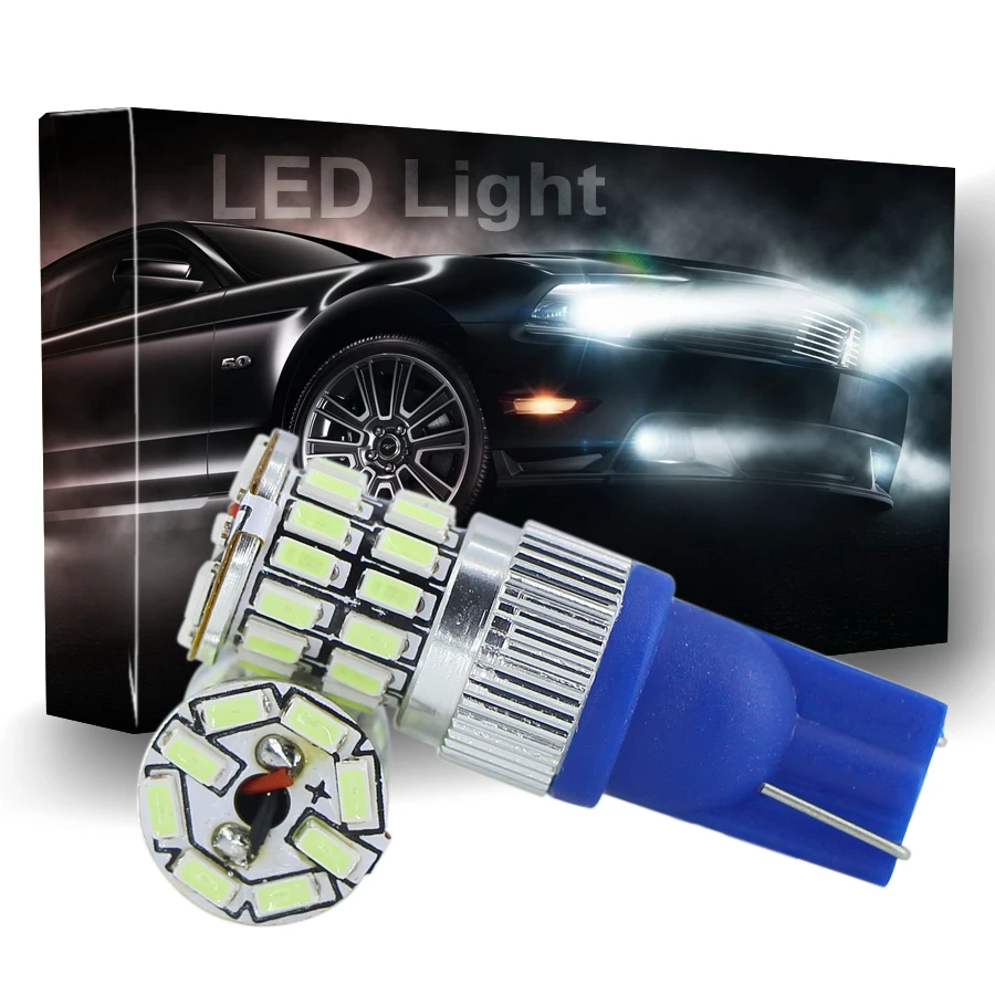 2pcs W5W LED T10 Canbus 168 194 Clearance Parking Lights For Mercedes