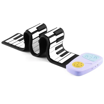 

49 Keys Roll Up Piano Digital piano Flexible Silicone Folding Electronic Keyboard for Children Student Musical Instrument