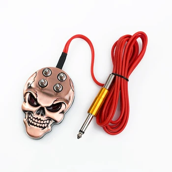 

UPTATSUPPLY Tattoo Footswitch Pedal Stainless Steel Fashion High Quality Footswitch Pirinc for Power Supply Free shipping