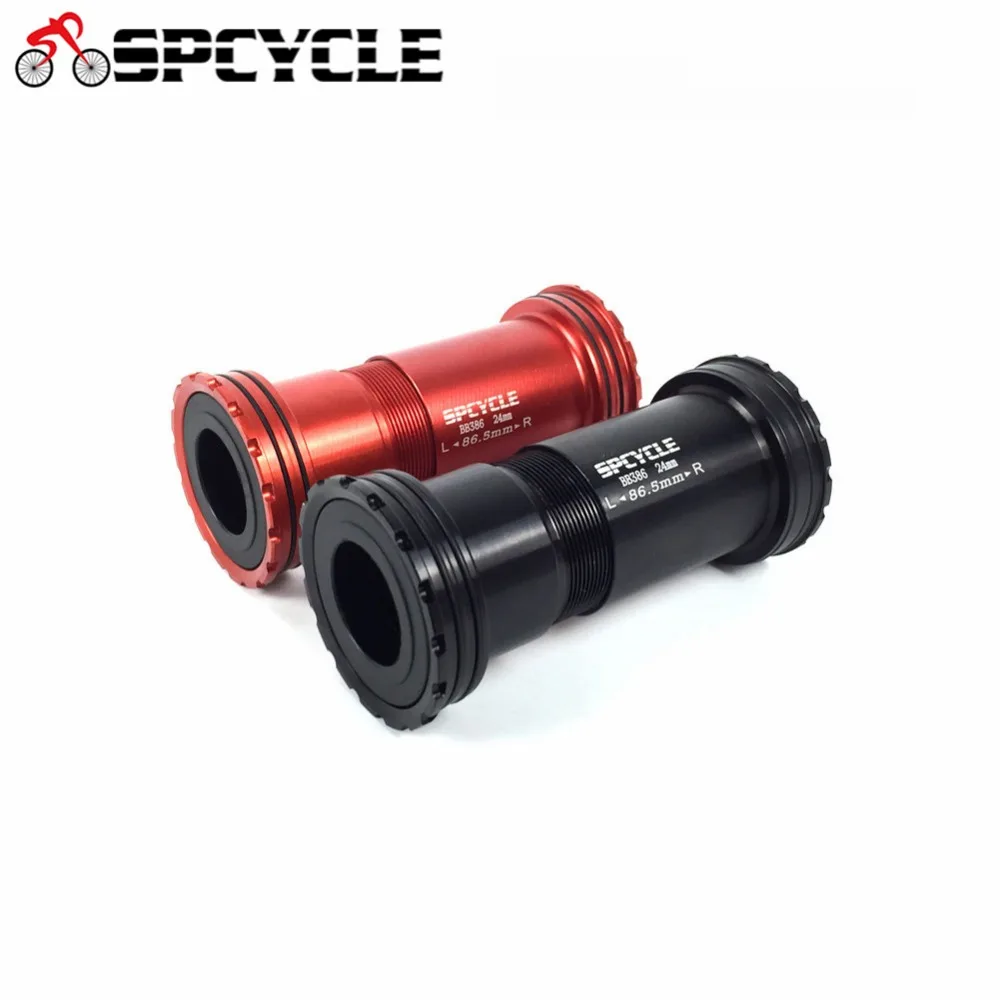 Spcycle BB386 EVO 24 ملليمتر محول دراجة الصحافة صالح الأقواس السفلية المحور و أداة ل MTB الطريق دراجة أجزاء 24 ملليمتر Crankset قذيفة 86.5 ملليمتر