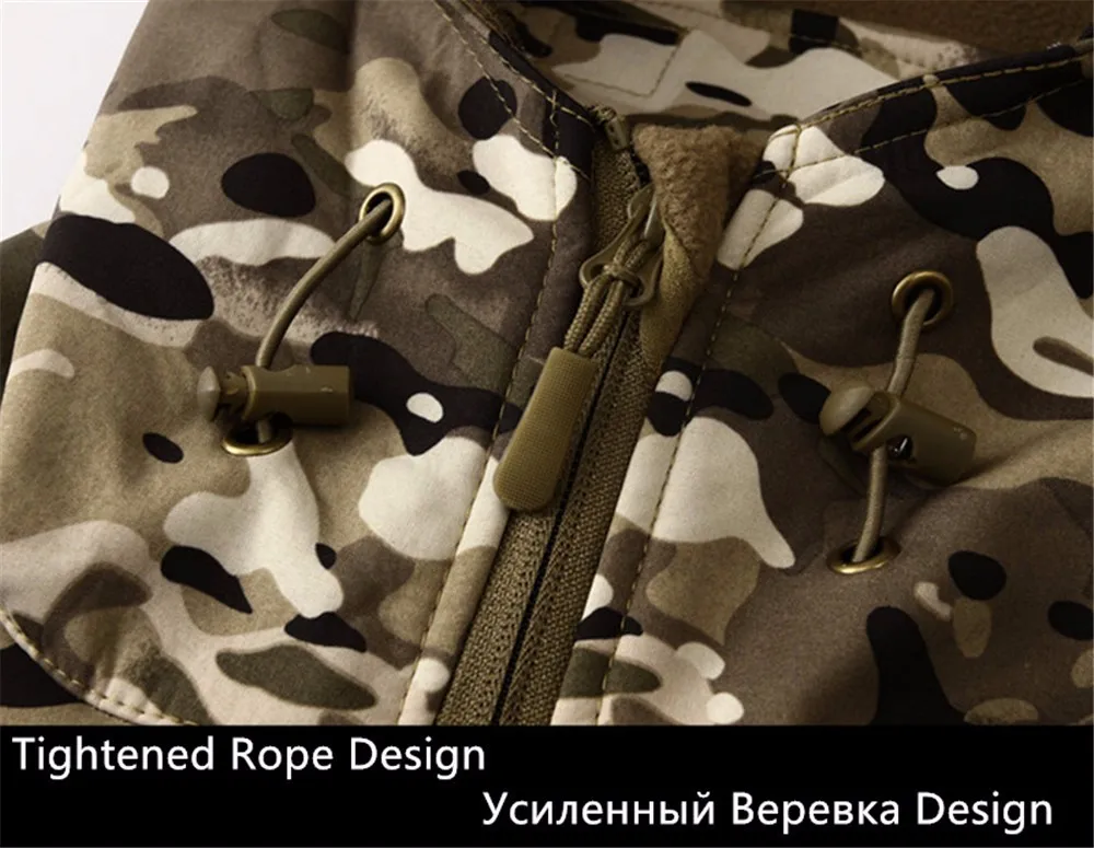 Mege брендовая камуфляжная Военная Мужская куртка с капюшоном, Sharkskin Softshell тактическое пальто армии США, мультикамо, лесной, A-TACS, AT-FG