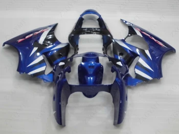 

Motorcycle Fairing Ninja ZX-6r 2000 - 2002 Blue Black Bodywork ZX6r 636 00 Body Kits Ninja ZX-6r 2001