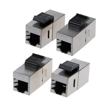 

Shielded Pass-through Network Module Gold-plated RJ45 Connector Socket Jack