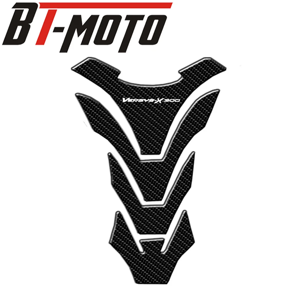 Мотоцикл 3D углеродное волокно бензобак крышка Накладка протектор наклейки Стикеры для Kawasaki Ninja Z650 Z900 Versys X300 - Цвет: 5
