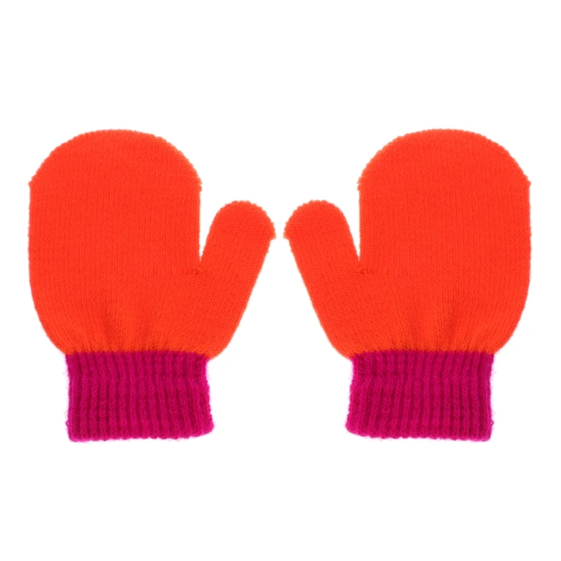 Милые детские перчатки для малышей детские варежки из хлопка мягкие вязаные теплые перчатки Модные Sep7-A - Цвет: Белый