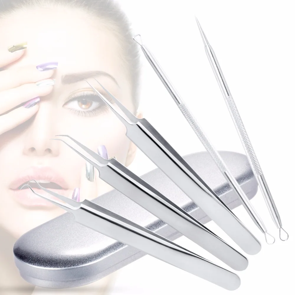 Professional Blackhead and Acne Removal Tool Complete Stainless Steel