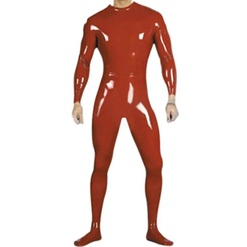 

New To Crotch Sexy Gay PVC Costume Mens Erotic Latex Lingerie Jumpsuit Plus Size Leather Bodysuit For Adult Men Costume