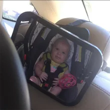 Автомобильное защитное зеркало с широким обзором заднего сиденья, зеркало заднего вида для ухода за ребенком, безопасность для ребенка, монитор, подголовник, автомобильные аксессуары