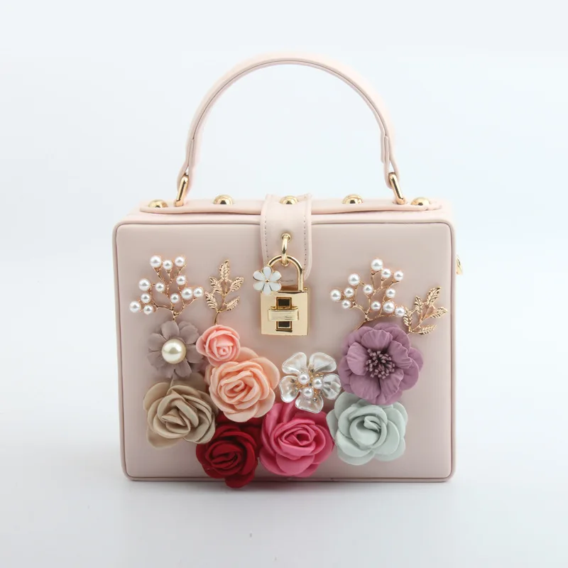 Caker бренд Женская сумочка с бисером и цветами модная Высококачественная сумка через плечо сумки-клатчи