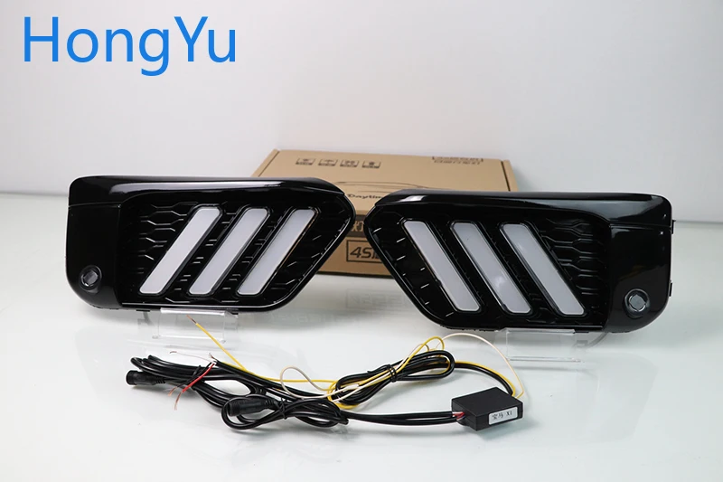 Светодиодные дневные ходовые огни для BMW X1 F48 F49 2015 2016 2017 2018 2019 противотуманная