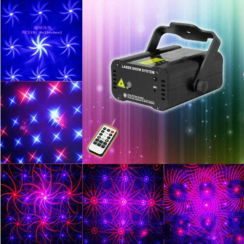 

Red and blue remote laser light bar KTV laser light stage lights flash lamp