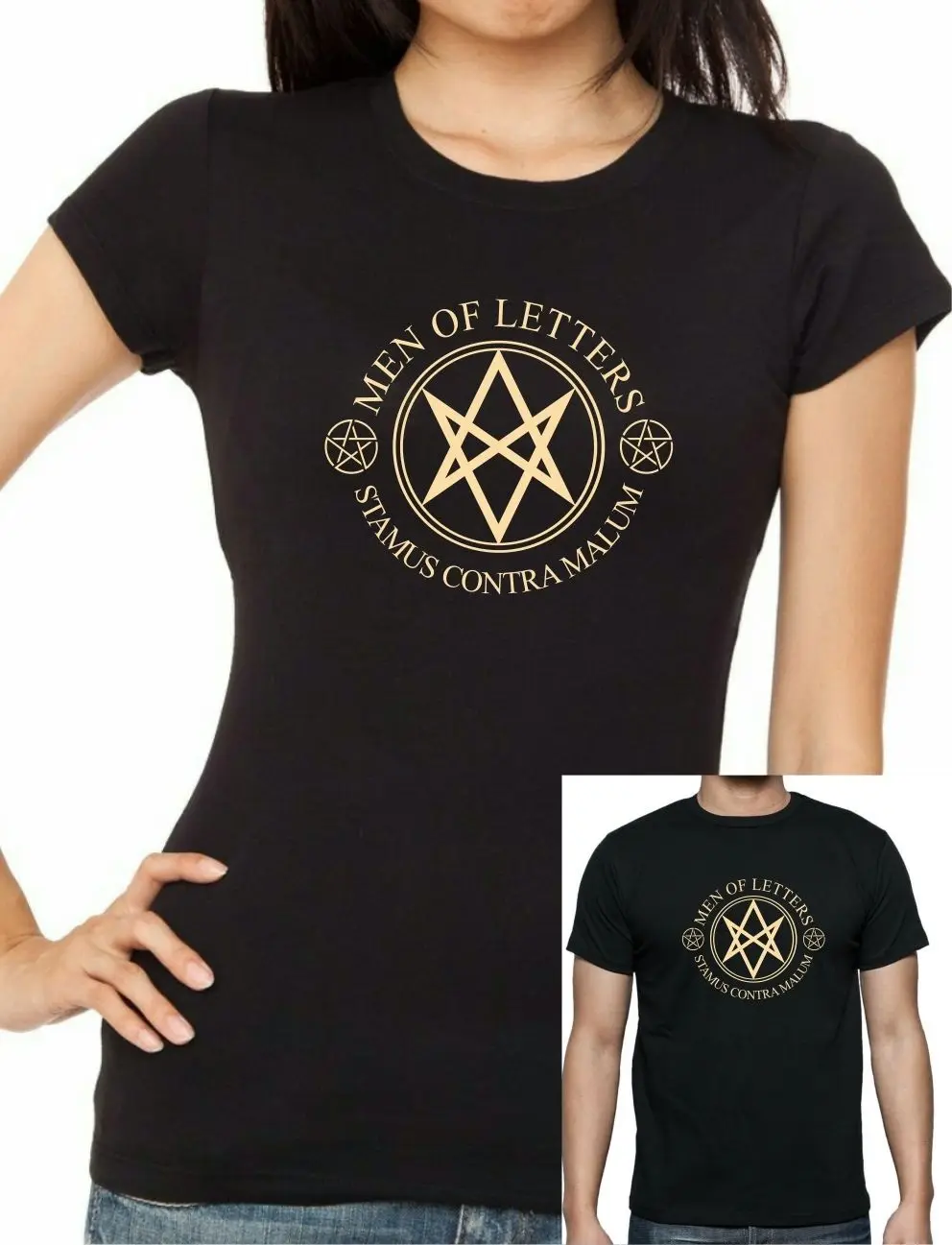 

Womens TV Series SUPERNATURAL :Men Of Letters T-shirt Up to 2XL FREE UK POST Cool Casual pride t shirt men Unisex New Fashion