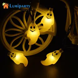 LumiParty 30LED Солнечные гирлянды светильник на Хэллоуин открытый призрак Рождественские огни наружный Хэллоуин украшения открытый