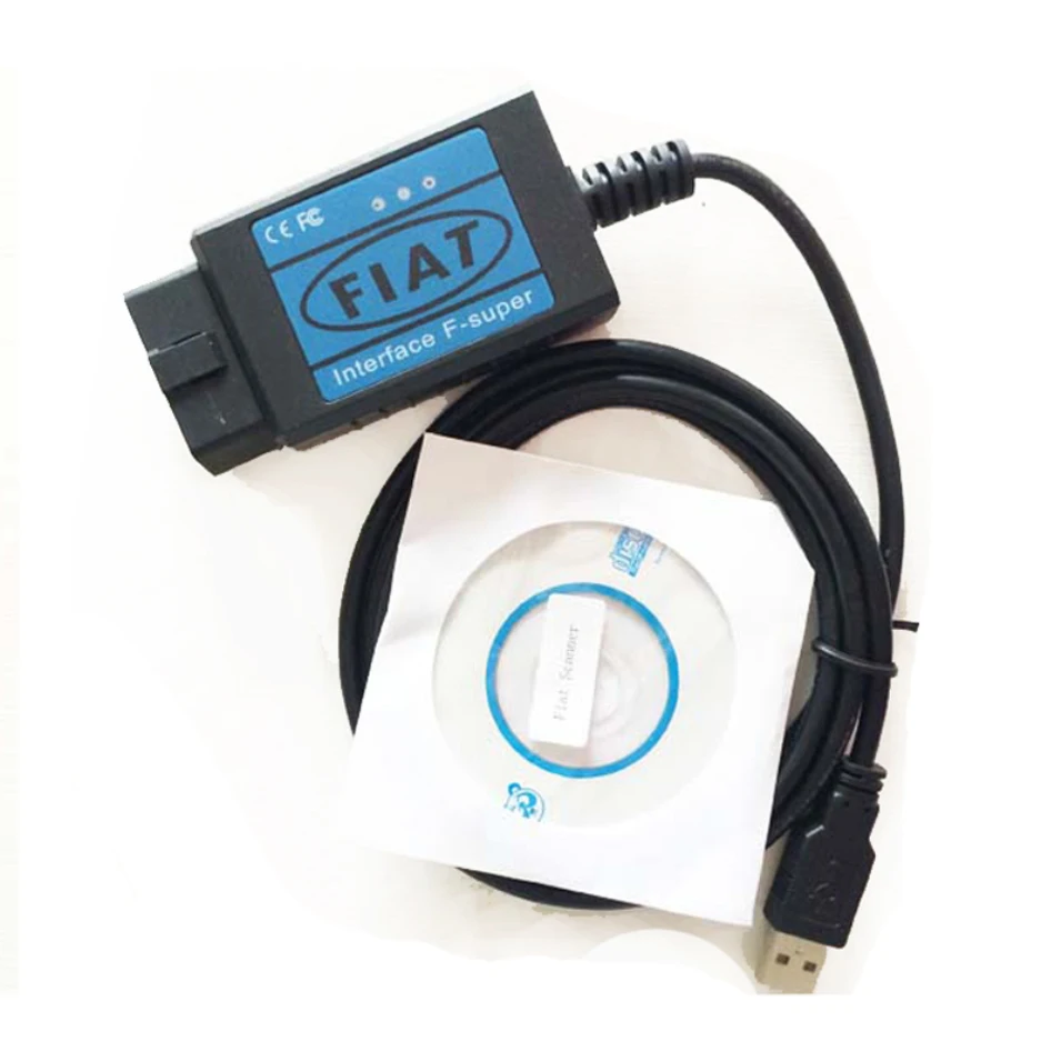 Диагностический кабель для Fiat/Alfa Romeo/Lancia OBD2 сканер ECU двигателя/ABS/подушки