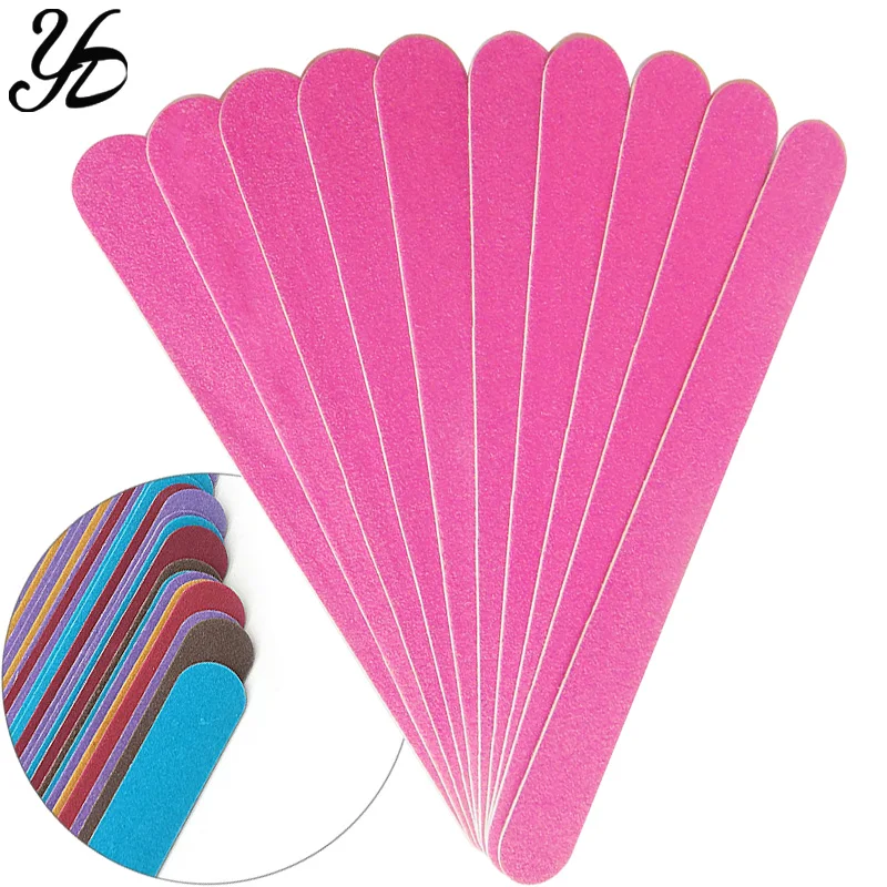 

Yiday 10pcs Ultra Thin Wood Nails Files Professional Buffer Files Block Sanding Polishing Grits Manicure Pedicure Tools 180/180