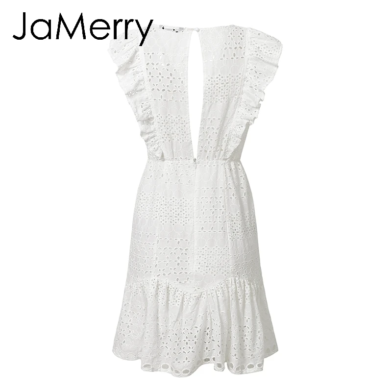 antique white lace dress