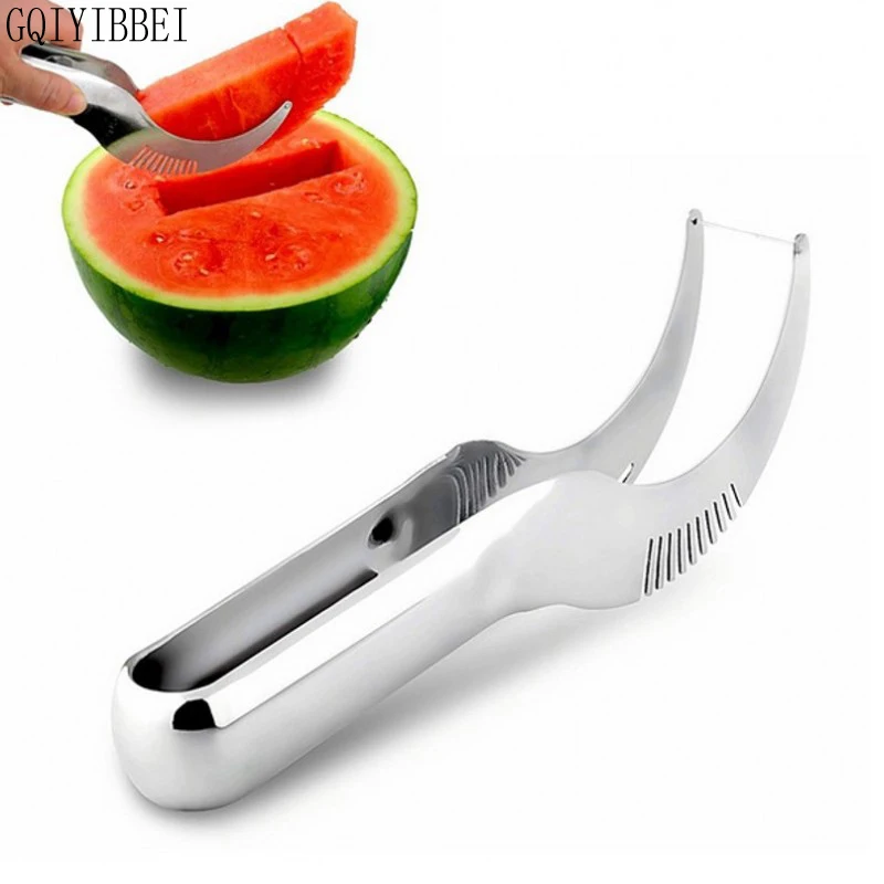 

Stainless Steel Watermelon Cut slicer Melon Cutter Knife Fruit Segmentation Watermelon Corer Cantaloupe Seeder Slicer Scoop