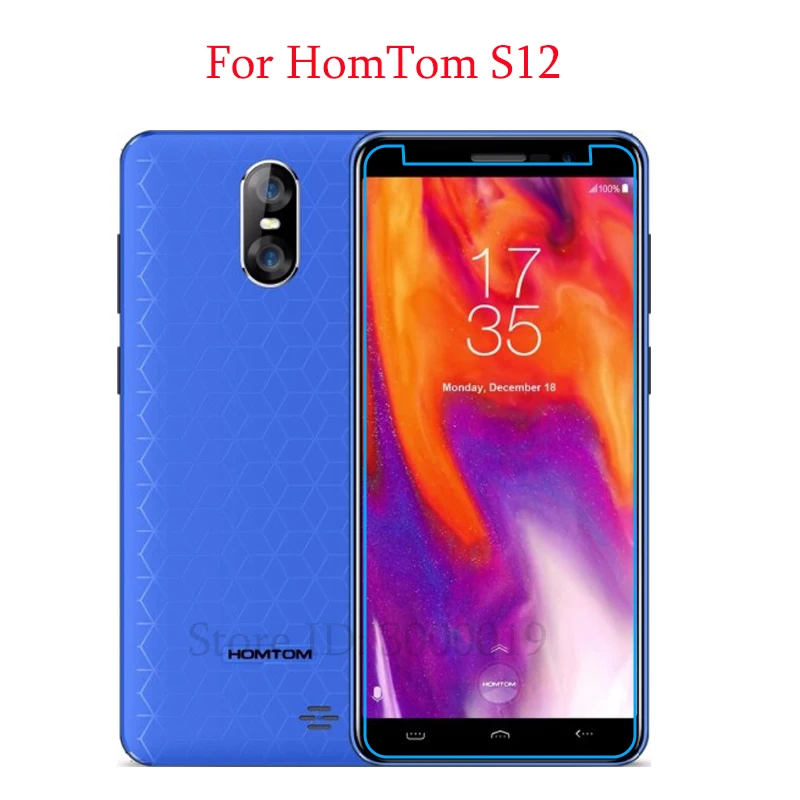 1 шт. 2 шт. HOMTOM S12 Стекло HOMTOM S12 закаленное Стекло на HOMTOM S 12 чехол с защитной пленкой для экрана с уровнем твердости 9H 2.5D Стекло