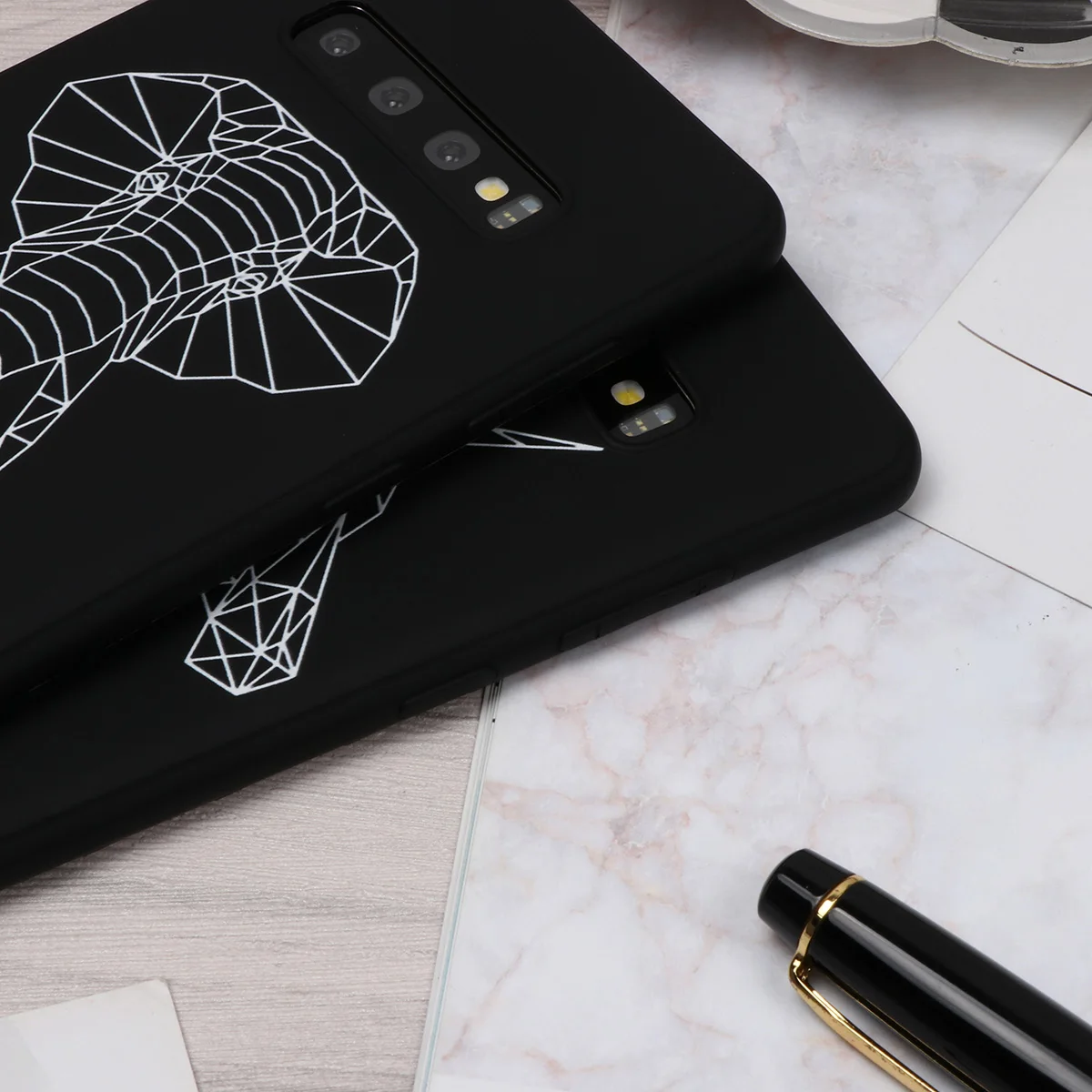 Cat Чехол из термопластичного полиуретана для телефонов Samsung Galaxy A50 A70 Note 8 9 10 Pro S8 S9