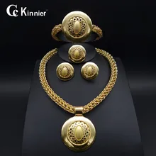 HOT High quality jewelry sets Nigerian Wedding African Beads 18K gold plating Dubai Plated Fashion Wedding Necklace Jewelry set HOT High quality jewelry sets Nigerian Wedding African Beads 18K gold plating Dubai Plated Fashion Wedding Necklace Jewelry set