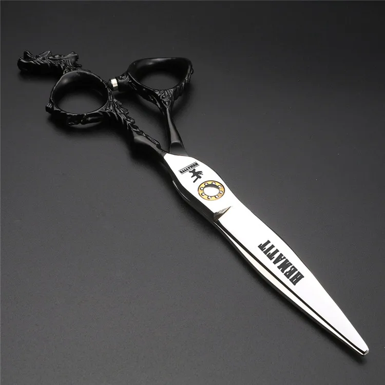 Cutting scissors 6 дюймов японский подшипник винт ножницы для волос набор Высокое качество Парикмахерская резка и истончение ножницы Личность Дракон ручка - Цвет: Cutting scissors
